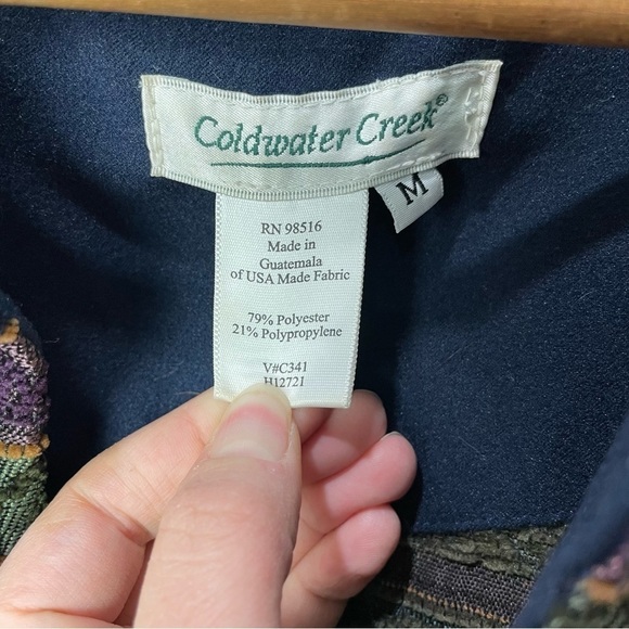 [Coldwater Creek] Women's Southwestern Vintage Button Down Tapestry Jacket - Picture 3 of 5